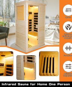 Single Person Spruce Far Infrared Sauna