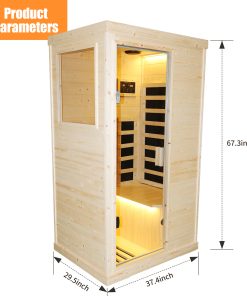 Single Person Spruce Far Infrared Sauna