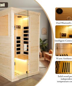 Single Person Spruce Far Infrared Sauna