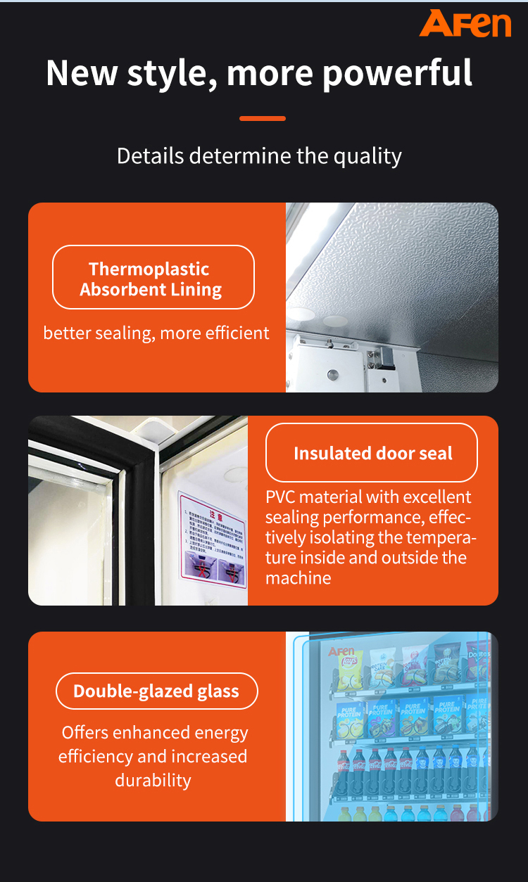 Snack & Drink Vending Machine With Credit Card Reader