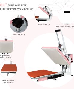 13x18 Semi-automatic Heat Press Machine