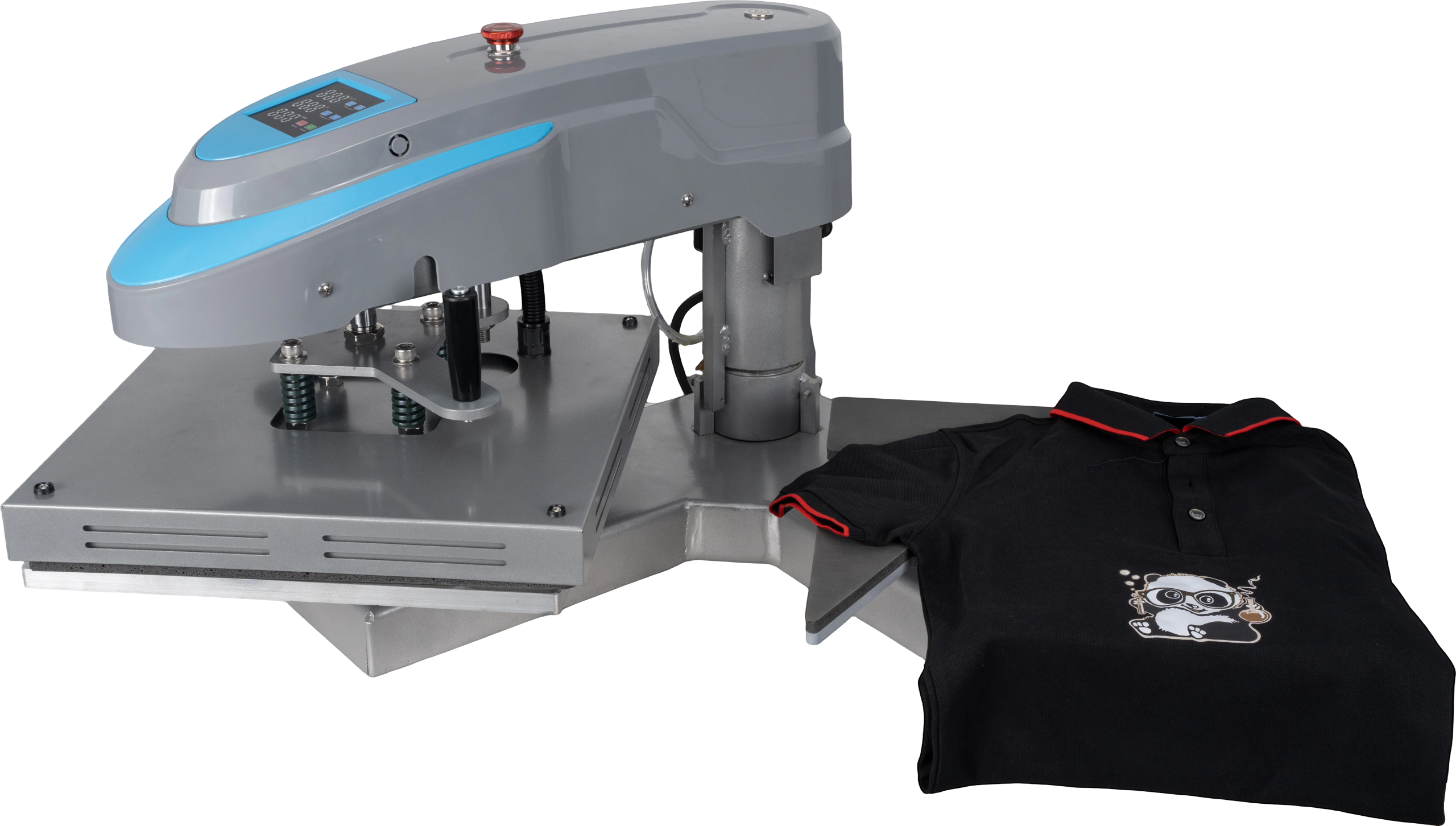 Pneumatic Dual Platen Swing Head Heat Press Machine