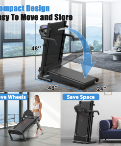 KREEDA Sports 2.5HP Portable Treadmill