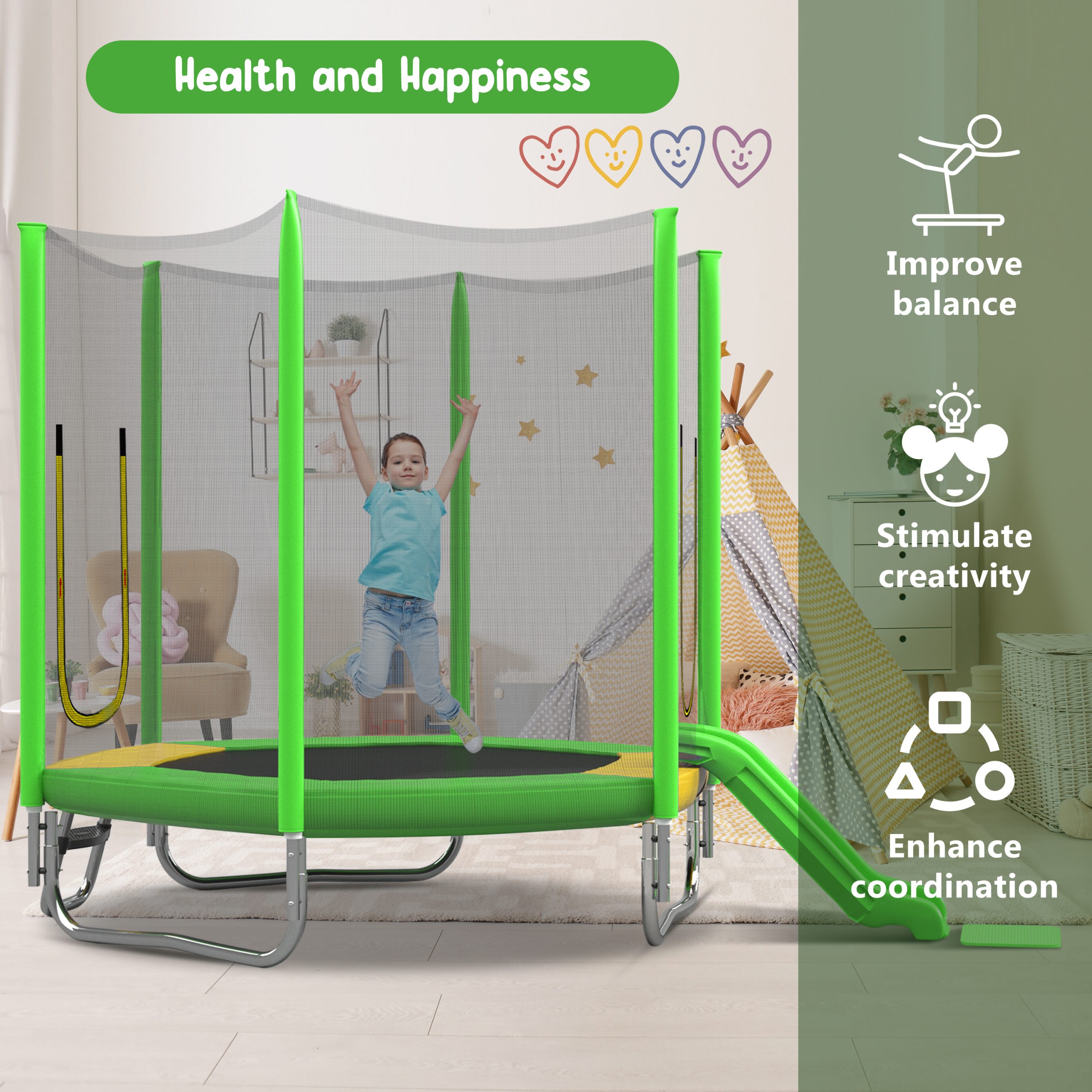 Outdoor Recreational 7FT Trampoline