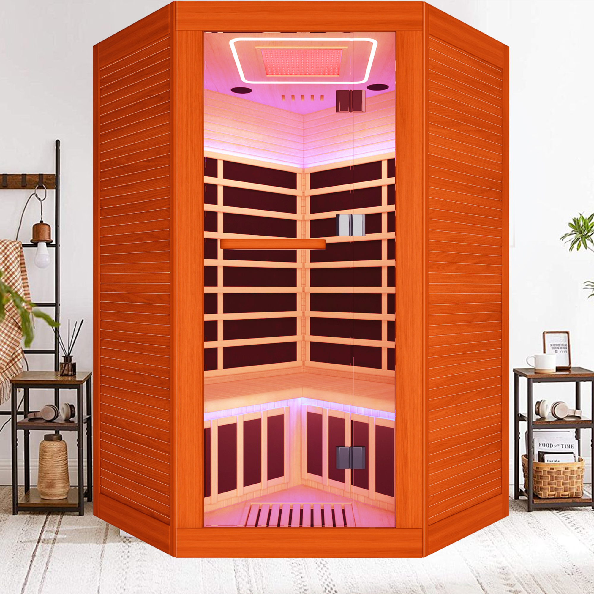 Hemlock Pentagonal Double Sauna