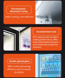 Snack & Drink Vending Machine with Bill Acceptor and Credit Card Reader