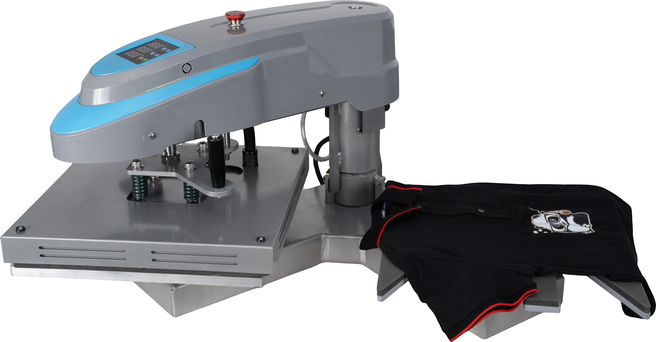 Pneumatic Dual Platen Swing Head Heat Press Machine