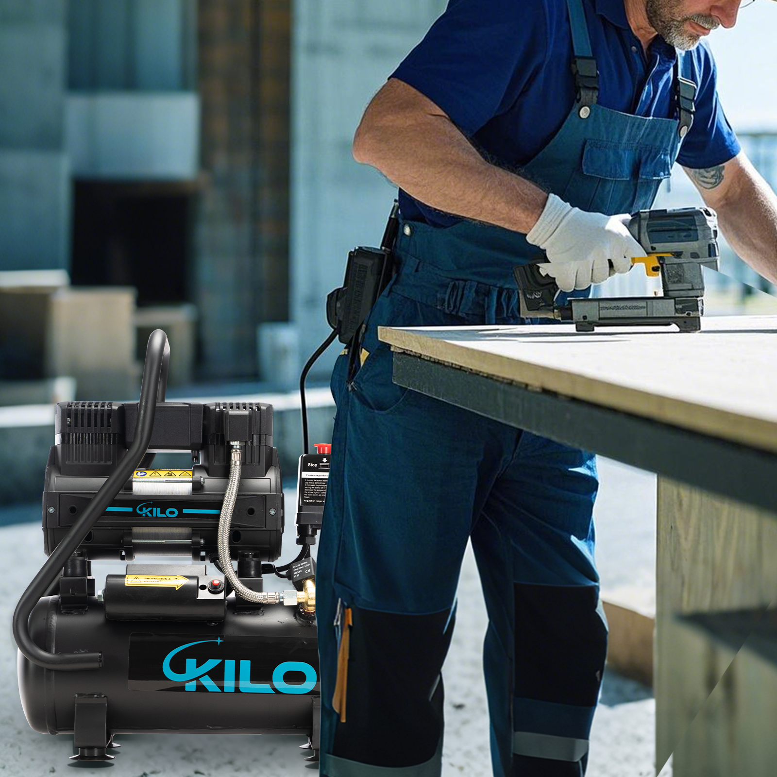 2 Gallon Oil Free Air Compressor