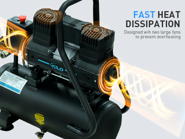 2 Gallon Oil Free Air Compressor