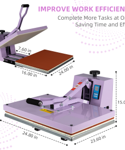 16x24 Manual Heat Press Machine