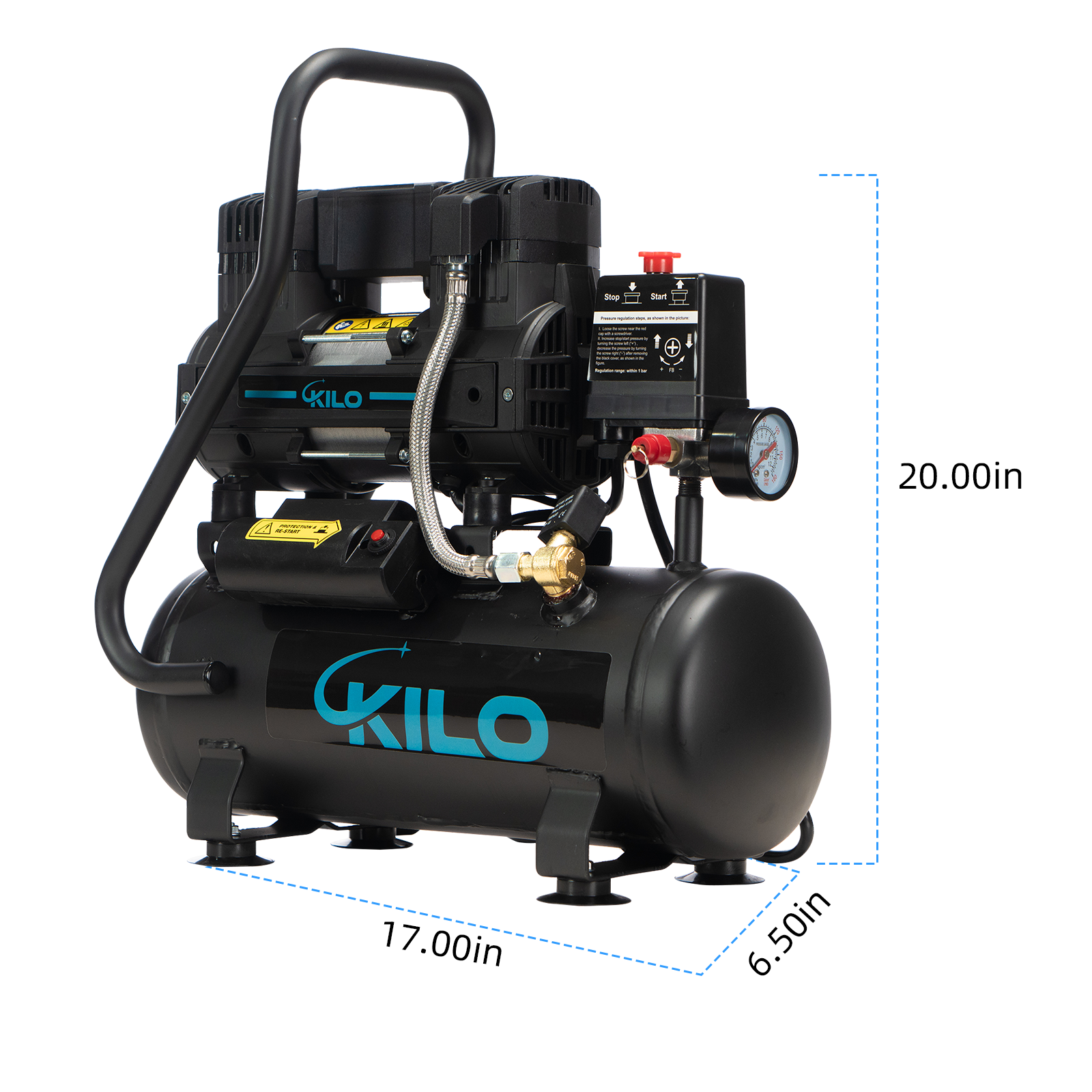2 Gallon Oil Free Air Compressor