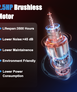 KREEDA Sports 2.5HP Portable Treadmill