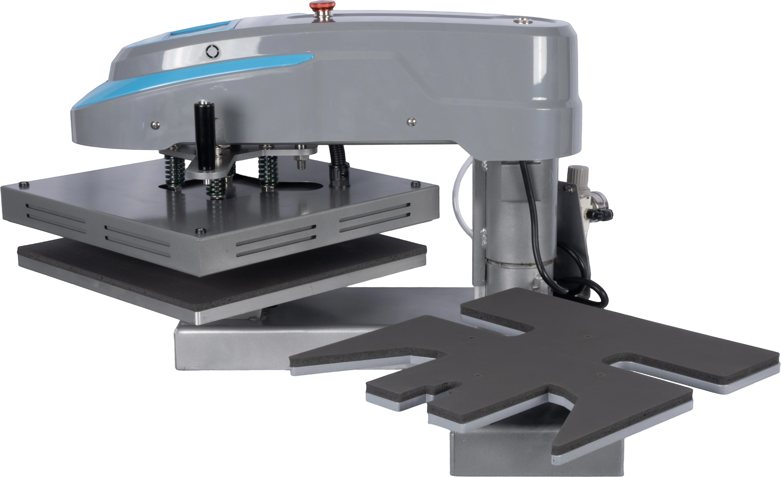 Pneumatic Dual Platen Swing Head Heat Press Machine