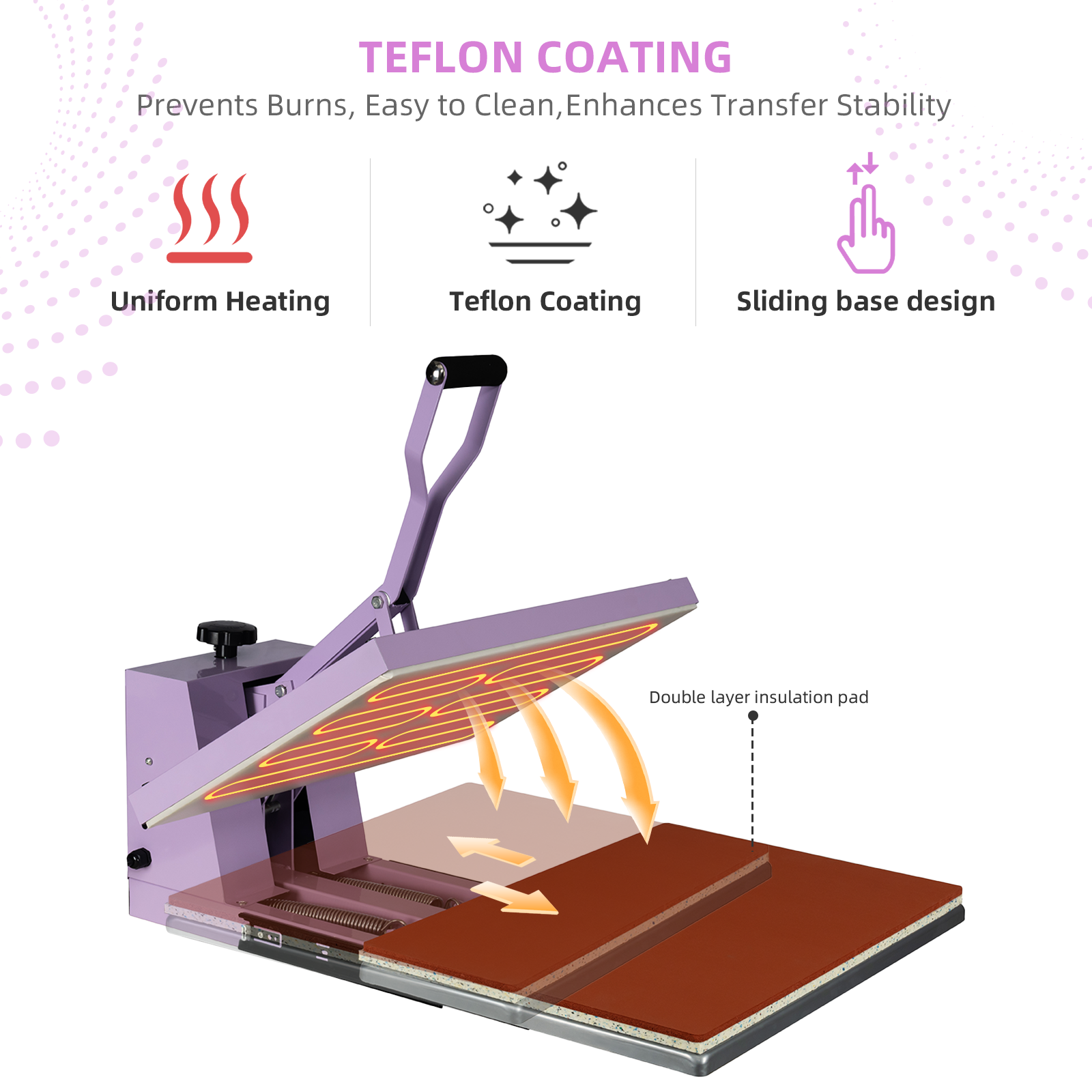 16x24 Manual Heat Press Machine