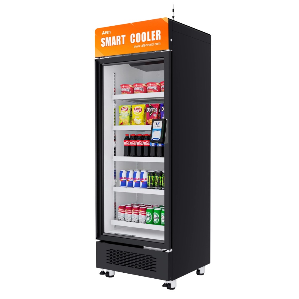 Refrigerated Vending Machine with Card Reader