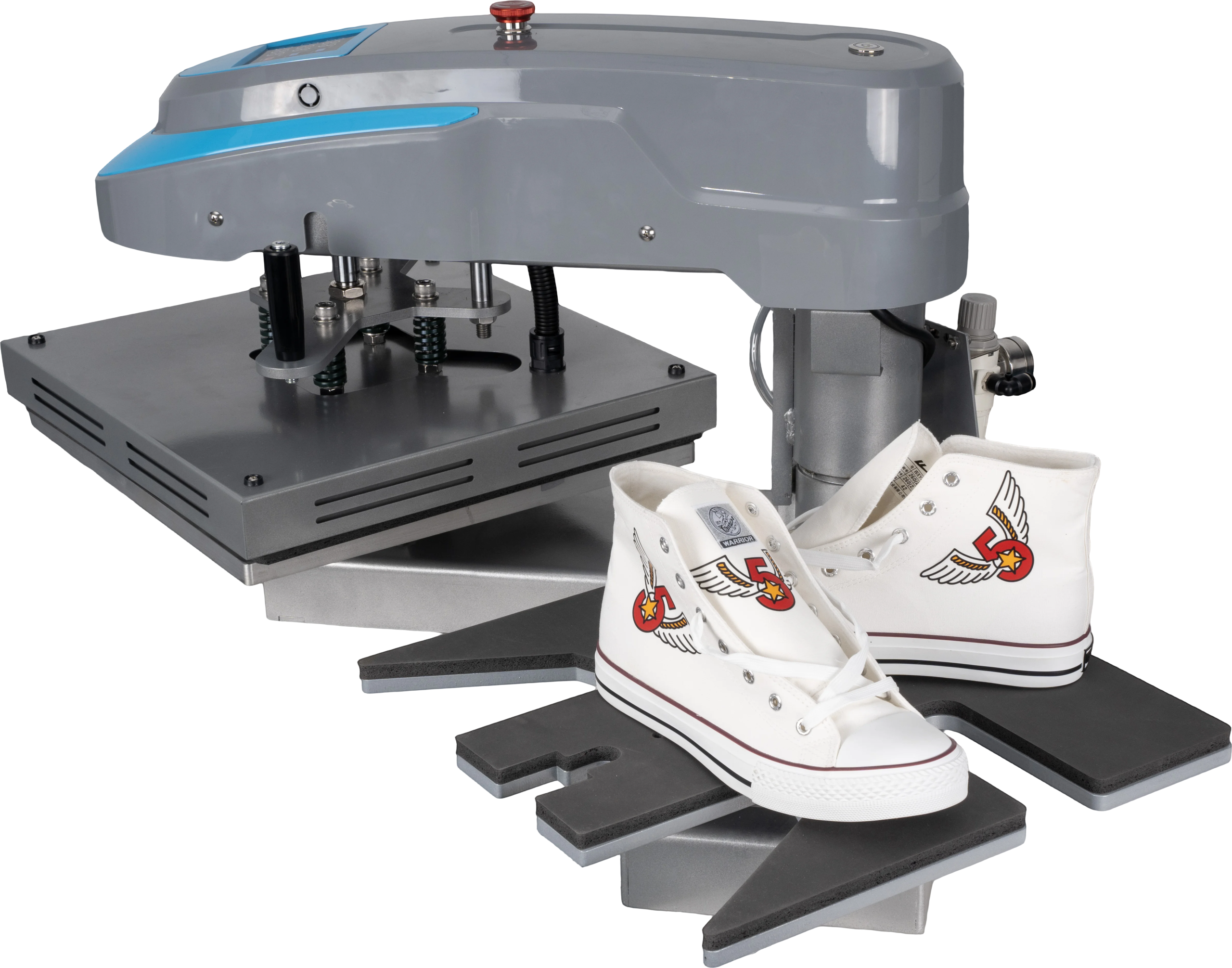 Pneumatic Dual Platen Swing Head Heat Press Machine