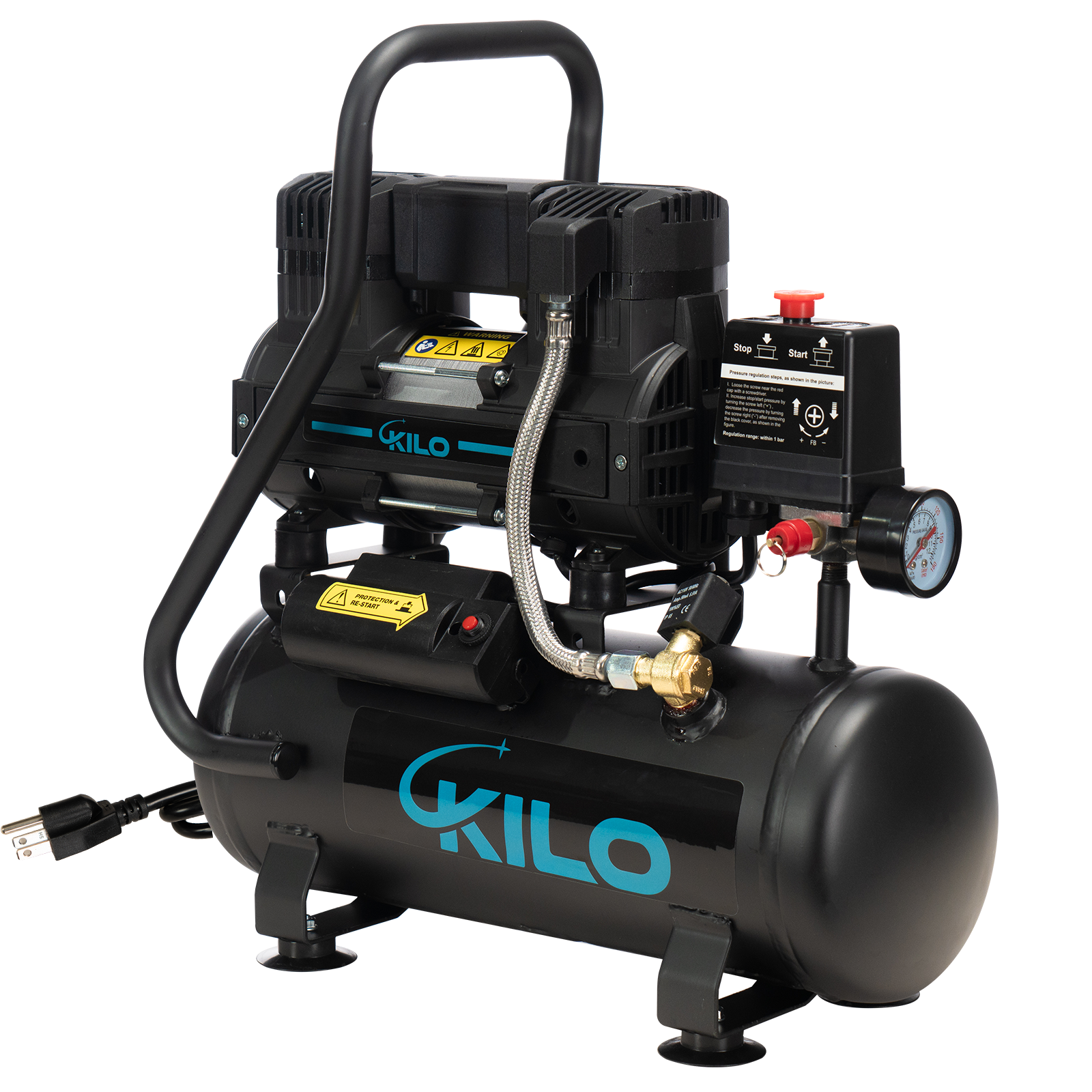 2 Gallon Oil Free Air Compressor