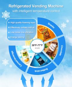 Snack & Drink Vending Machine With Credit Card Reader