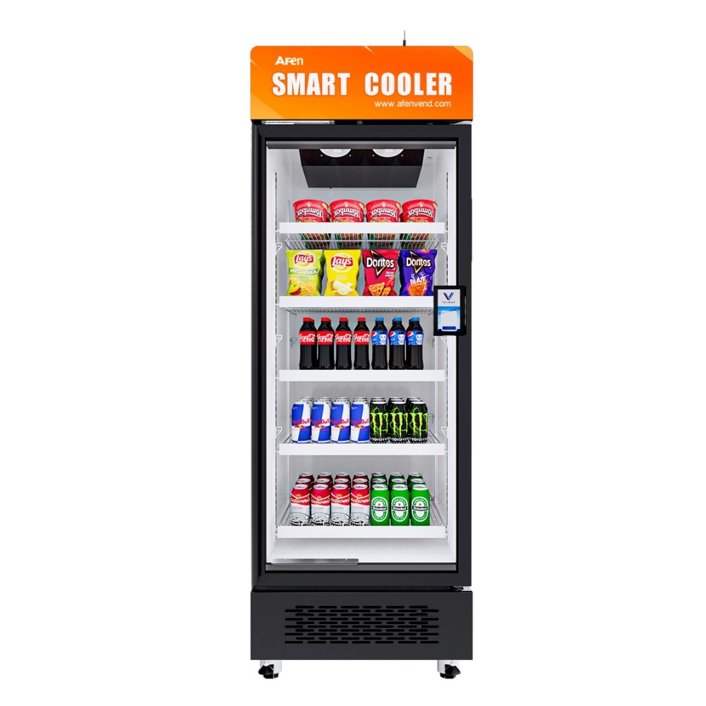 Refrigerated Vending Machine with Card Reader