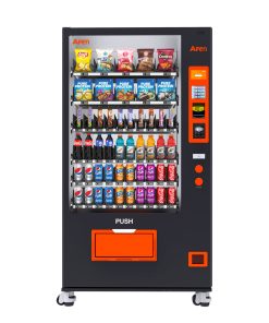 Snack & Drink Vending Machine with Bill Acceptor and Credit Card Reader