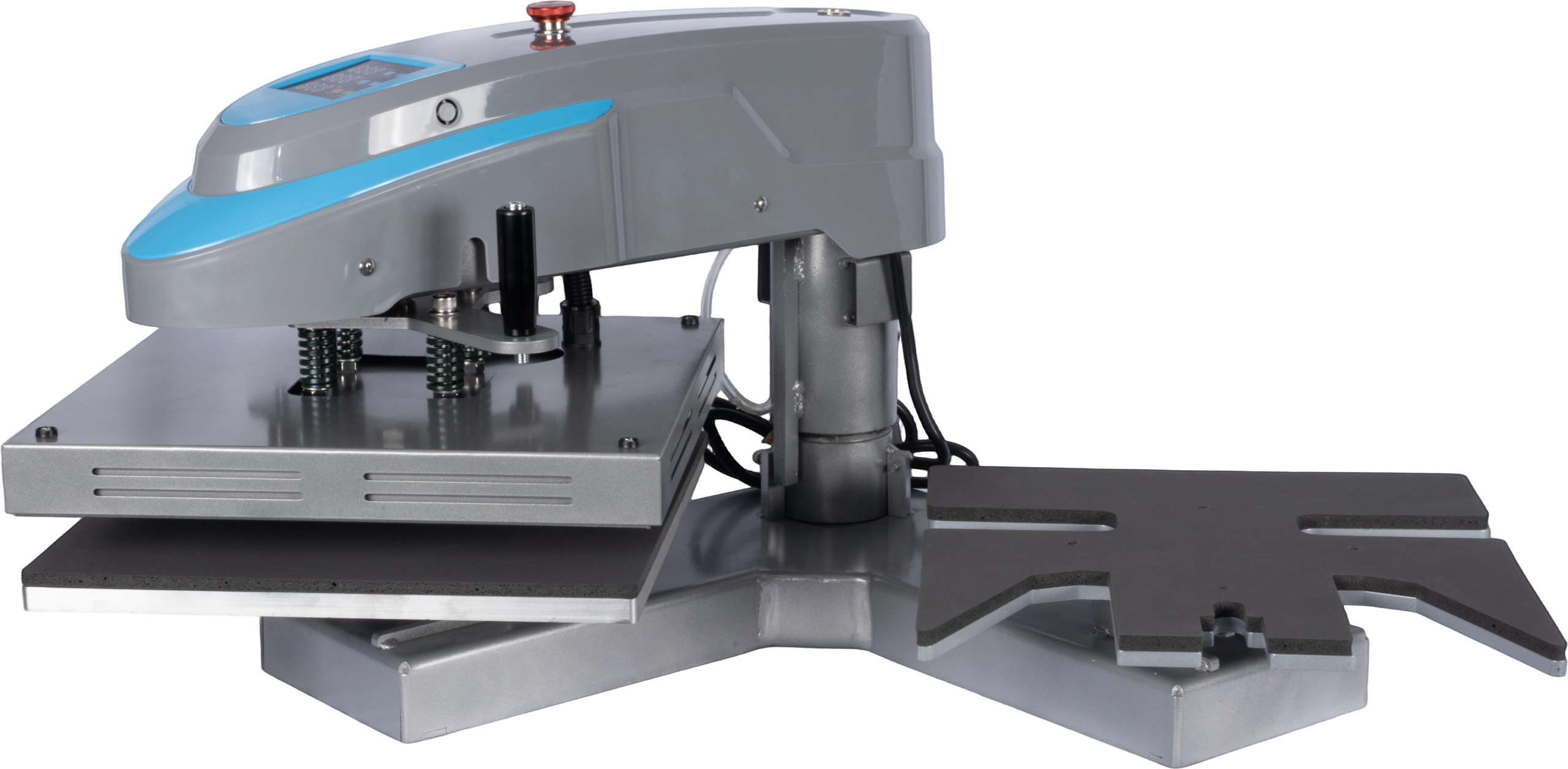 Pneumatic Dual Platen Swing Head Heat Press Machine