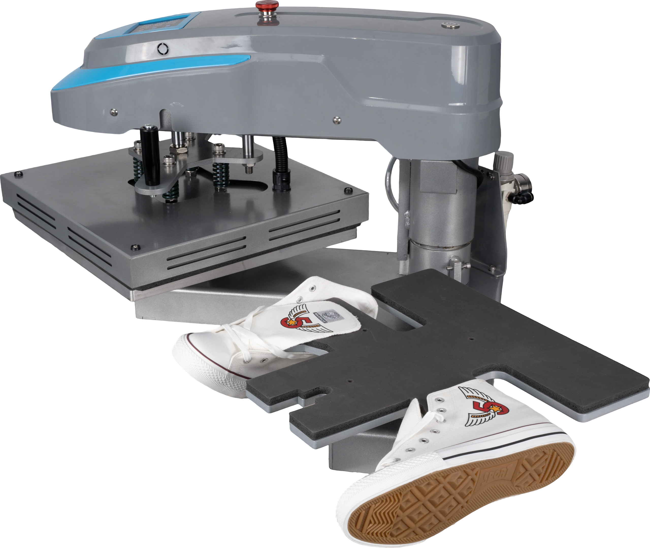 Pneumatic Dual Platen Swing Head Heat Press Machine