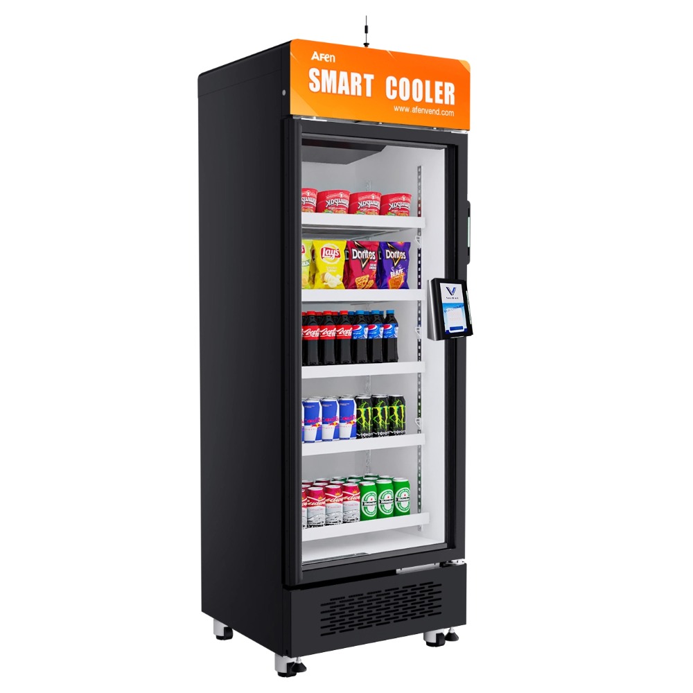Refrigerated Vending Machine with Card Reader