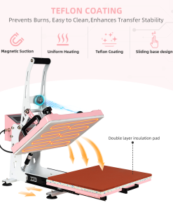 12x15 Semi-automatic Heat Press Machine