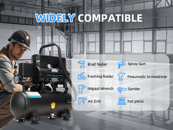 2 Gallon Oil Free Air Compressor