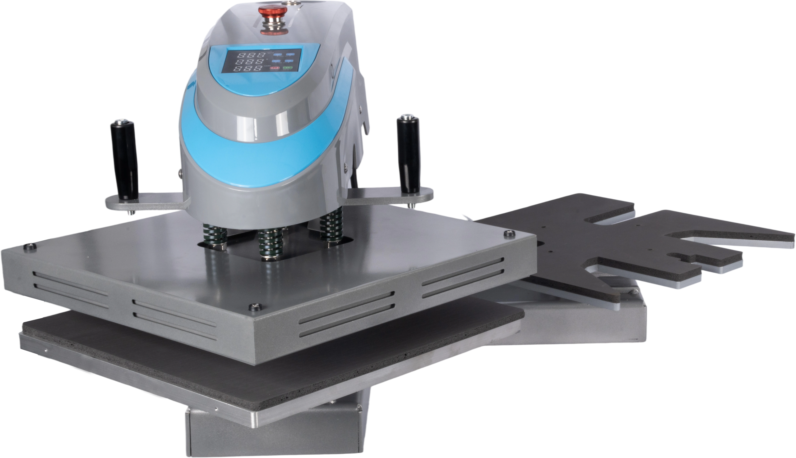 Pneumatic Dual Platen Swing Head Heat Press Machine
