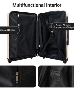 ABS+PC Hardshell Carry on Luggage Set