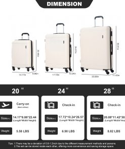 ABS+PC Hardshell Carry on Luggage Set