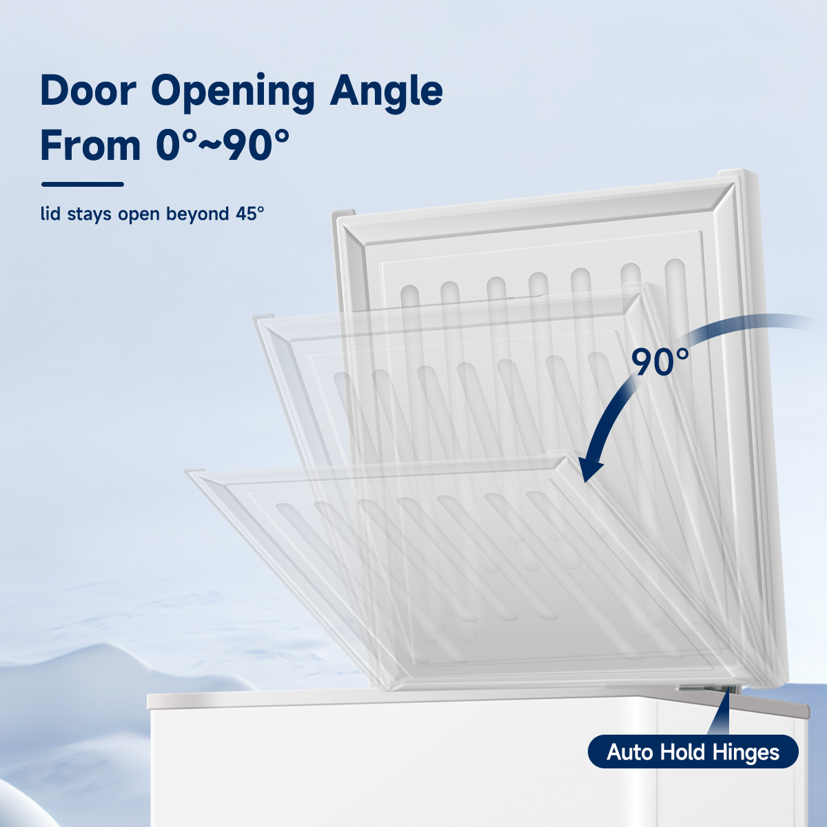 ORIKOOL 5.0 Cu.ft Commercial Chest Freezer