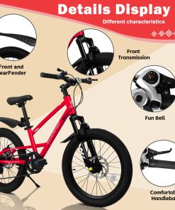 ECARPAT A20184 20 Inch Kids Mountain Bike