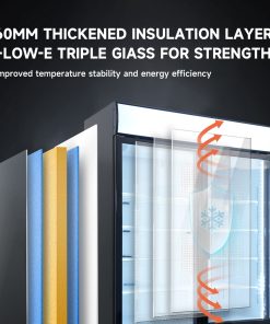 Glass Door Merchandiser Freezer 44.7 Cu.ft