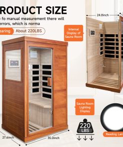 Infrared Sauna Room, 800W