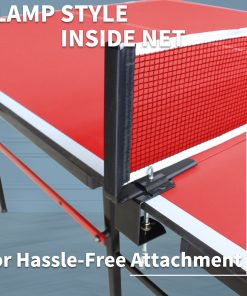 8FT Red Mid-Size Table Tennis Table