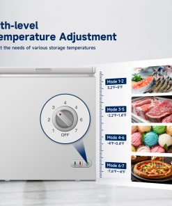 ORIKOOL 5.0 Cu.ft Commercial Chest Freezer