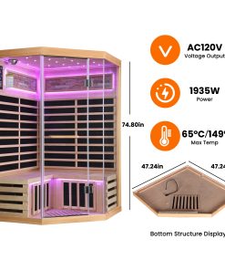 Two Person Home Sauna Room