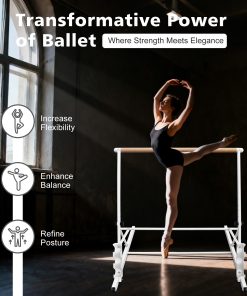 3.5FT Solid Wood Ballet Barre