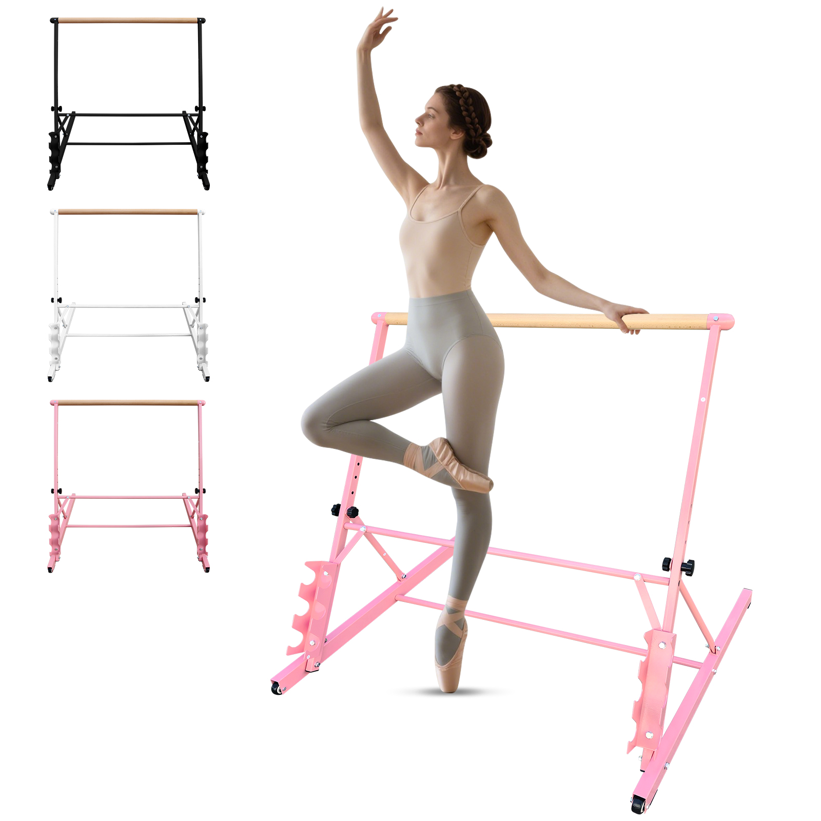 3.5FT Solid Wood Ballet Barre