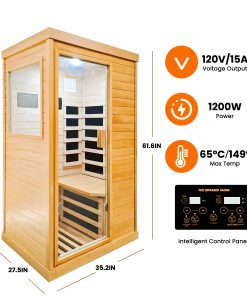 Infrared Single Sauna Room
