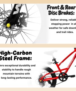 ECARPAT A20184 20 Inch Kids Mountain Bike