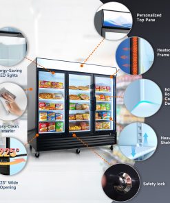 Glass Door Merchandiser Freezer 70 Cu.ft