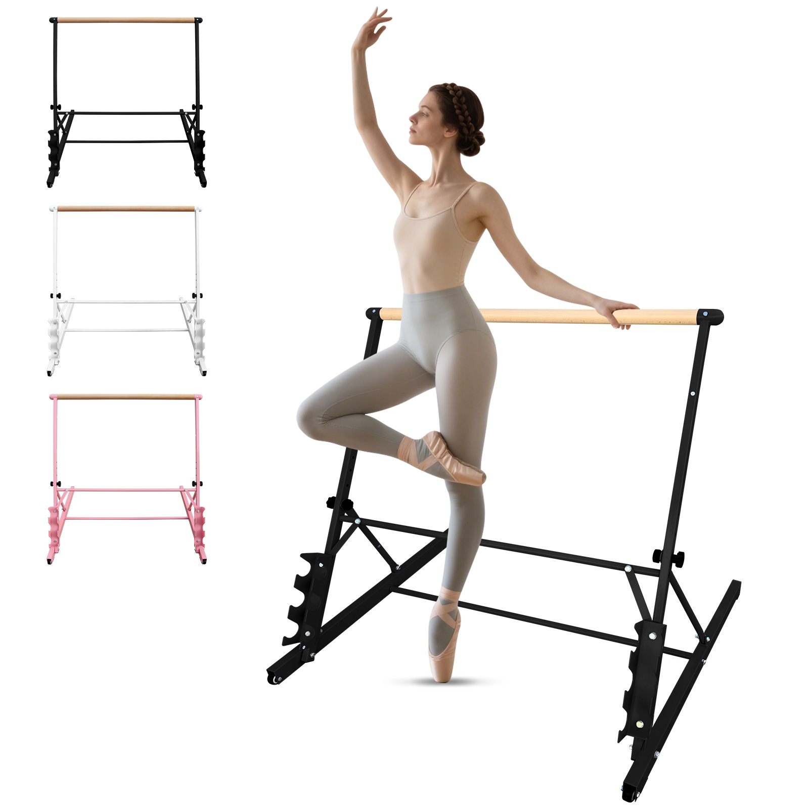 3.5FT Solid Wood Ballet Barre