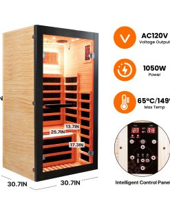 Single-Person Infrared Sauna Cabin