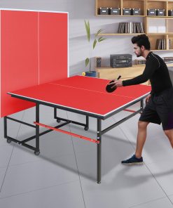 8FT Red Mid-Size Table Tennis Table