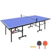 AOKUNG 8ft Mid-Size Table Tennis Table