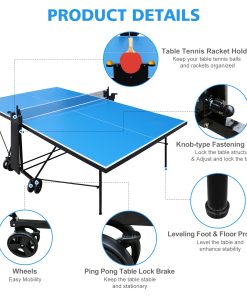 Offical Size Outdoor Table Tennis Table