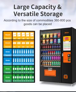 Beverage Snack Combo Vending Machine For Business